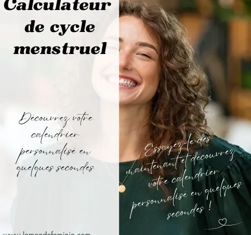 Calculateur de cycle menstruel